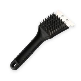 Barbecue Cleaning Brush Wire Bristle Brush with Scraper Grill Oven Cleaner Tool