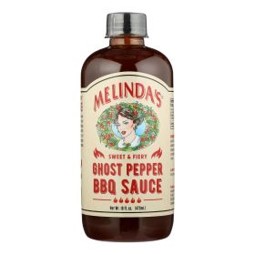 Melinda's - Bbq Sauce Ghost Pepper - Case of 6-16 FZ
