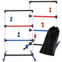 Ladder Ball Toss Game Set Bolas Score Tracker Carrying Bag