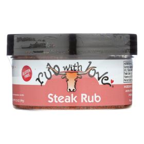 Rub With Love Steak Spice Rub/Seasoning - Case of 12 - 3.5 OZ