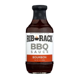 Rib Rack BBQ Sauce - Southern Bourbon - Case of 6 - 19 oz